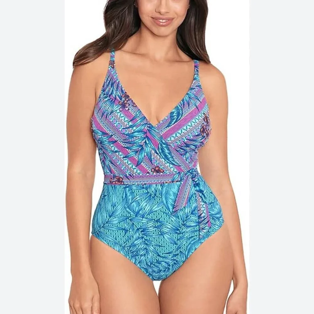 NWT Skinny Dippers Mojito Kiss Kiss Soft Cup One Piece Swimsuit Size L - Picture 16 of 16